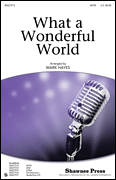What a Wonderful World SATB choral sheet music cover